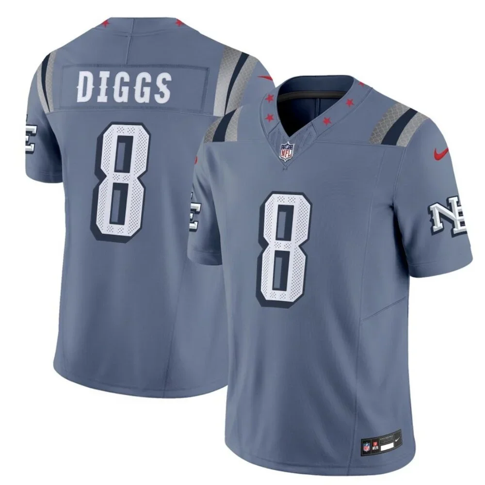 Stefon Diggs Vapor Jersey Stitched Storm Blue Can Choose Mens Youths - Picture 1 of 2